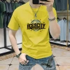 Men's short-sleeved T-shirt 2024 Summer New style, trendy and fashionable printed half-sleeve, ins, slim fit, versatile, high-quality round neck Specification image
